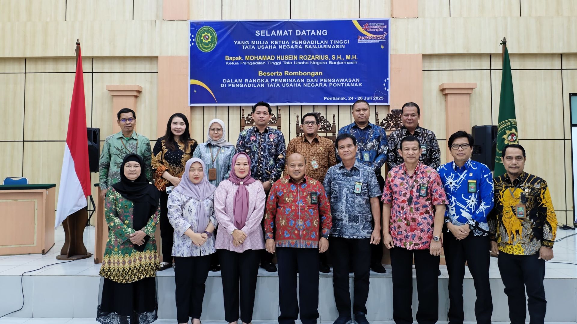 Pengadilan Tinggi Tata Usaha Negara Banjarmasin Melakukan Pembinaan dan Pengawasan Ke Pengadilan Tata Usaha Negara Pontianak